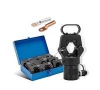 Hydraulic Crimping Tool, Hydraulic Battery Cable Lug Terminal Crimping Crimper Tool Set， Wires Butt Connectors Kits CO-400/CO-500