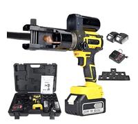 Hydraulic Crimping Tool Kit, 75kN Force for 16-300mm² Cables, Rechargeable, Efficient Cutting and Crimping for Electrical Applications