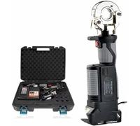 Hydraulic Crimping Tool, Rechargeable Battery-Powered Cable Crimper for 10-300mm² with 12 Pairs of Dies for Copper and Aluminum Terminals