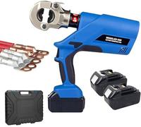 Hydraulic Crimping Tools, 18V Rechargeable Lithium Battery, 120KN Capacity, for Copper and Aluminum Terminals, Compact Design