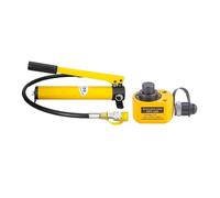 Hydraulic Cylinder, Hydraulic Ram Jack DFPY 10-100T Multi-Section Stroke for Pumps(10t300cc)