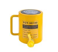 Hydraulic Cylinder Jack, Solid Lifting Cylinder, 10T-100T Capacity, 100mm Stroke, Ideal for Bridge Machinery and Shipbuilding