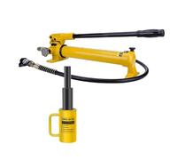Hydraulic Cylinder Jack with Hand Pump for Heavy Lifting, Portable Multi-Section Design, Ideal for Construction and Automotive Applications