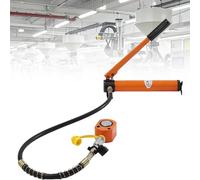 Hydraulic Cylinder Ram 10T, Low Profile Porta Power, with CP-180 Hydraulic Hand Pump, for Bridges, Building, Machinery Industries