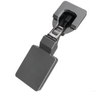 Hydraulic Damping Concealed Hinge With 3d Adjustment For 16mm To 26mm Thick Wardrobe Doors In Dark Grey Finish For Smooth Silent Closing Motion And Easy Installation On Kitchen Cabinets(A)