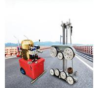 Hydraulic Diamond Rope Saw for Pillar and Beam Cutting Tasks - Heavy-Duty Structural Cutter