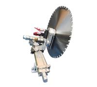 Hydraulic Diamond Wall Saw with Track System - Precision Concrete Cutting Tool for Reinforced Concrete and Structural Demolition