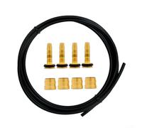 Hydraulic Disc Brake Hose, For Tektro, 2.5m Nylon Coated Oil Tube, With Copper Olives, & Inserts, High Pressure Brake Line Kit, For Mountain Bike