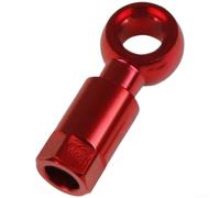 Hydraulic Disc Brake Hose Olive Connector For Banjo Fitting Kit Red