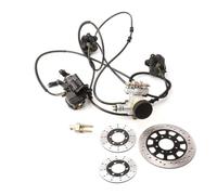 Hydraulic Disc Brake Master Cylinder Calipers Brake Disc Hose Pad Compatible With 150cc Hammerhead Trailmaster Karts Go Kart ATV