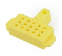 Hydraulic Disc Brake Pad Spacer for Shimano MTB - ABS Washer Tool Compatible with M810, BR-R9270, RS505, SLX, XT, XTR - 30mm Yellow for Bicycle Caliper Piston Retainer for Oil Change and Bleeding