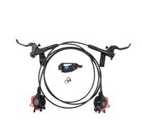 Hydraulic Disc Brake Set, Compatible with Shimano, M7100 M7120 | Left & right mountain bike disc brake, 2 piston and 4 piston, pads D03S N03A N04C