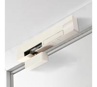 Hydraulic Door Closer - Silent Automatic Door Buffer for Wooden External Doors - Anti-Pinch Hand Protection - Black Left Side - Home & CNG Artifact
