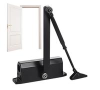 Hydraulic Door Closer with Anti-Slam Feature Automatic Garage Door Latch for Residential & Commercial Use Ideal for Home Bathroom Bedroom & Shower Room