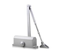 Hydraulic Door Device with Smooth Buffering for Gentle and Quiet Closing on Wood Metal Doors Adjustable Door Tighter