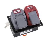 Hydraulic Double Control Valve High Sensitivity Hand Operated Manual Control Valve for Self Dumping Trucks Semi Trailers Agricultural Machinery ABS Metal Material