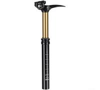 Hydraulic Dropper Seatpost for Mountain Bike, MTB Suspension Seat Post with Internal Cable Routing, Alloy Telescopic Remote Control Saddle Post for E-Bike Downhill, 27.2/30.9/31.6mm(A)