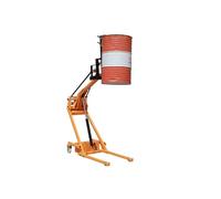 Hydraulic Drum Lift, Heavy-Duty Barrel Lifter,500~700KG/1100~1543lb Load Capacity, Easy-to-Use Drum Handler With PU Wheels For Warehouse & Industrial Use(500kg-1100lb)