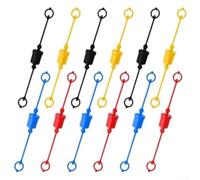 Hydraulic Dust Cap Set 20 Pieces Compatible with ISO7241A Couplers Providing Reliable Protection from Dust and Environmental Elements on Hydraulic Connectors (1/4)