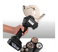 Hydraulic Electric Ratchet Battery Cable Cutter for Cutting Aluminum and Armored Copper/Aluminum Cables - Portable Battery Powered Wire Cutting Tool