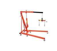 Hydraulic Engine Hoist With Lever 2 Ton/4400 LBS Foldable Crane And Leveler For Auto Repair Overhead Electric Hoist Winch Hoist Arm