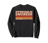 Hydraulic Engineer Retro Sunrise Sweatshirt