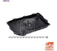 febi bilstein 1 x Automatic Transmission Oil Pan with Integrated Filter Drain Plug and Screws 171618