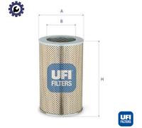 UFI 25.400.00 Oil filter
