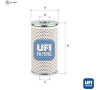 Fits UFI 25.430.00 Oil filter 25.430.00 Oil filter (cartridge) ⭐UK Stock⭐