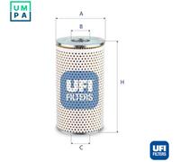 4x ✅Fits UFI 25.430.00 Oil filter 25.430.00 Oil filter (cartridge) ⭐UK Seller⭐
