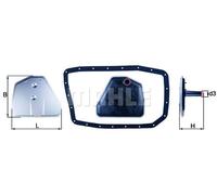 Gearbox hydraulic filter Filter Insert HX 162D KNECHT for BMW X5 X3 7