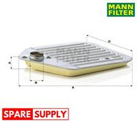 HYDRAULIC FILTER, AUTOMATIC TRANSMISSION FOR BMW E36 MANN-FILTER H 2425 X KIT