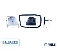 Hydraulic Filter, automatic transmission for BMW E65 MAHLE HX 162D