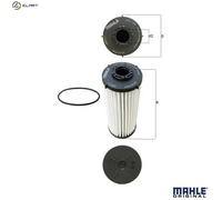 MAHLE HX 139D Hydraulic filter, transmission