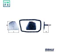 HYDRAULIC FILTER AUTOMATIC TRANSMISSION HX 162D FOR BMW 7/E65/E66 X3/SAV/E83