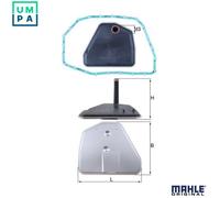 MAHLE HX 164D Automatic transmission filter
