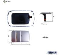 MAHLE HX 165KIT Hydraulic filter, transmission