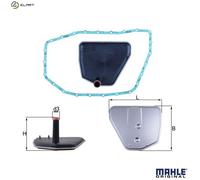 MAHLE HX235D HYDRAULIC FILTER AUTOMATIC TRANSMISSION
