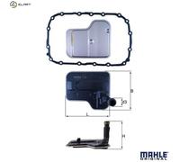 Mahle Automatic Transmission Hydraulic Filter fits BMW 1 3 Series X1 X3