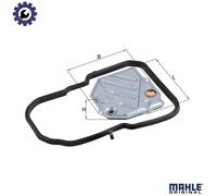 Gearbox hydraulic filter Filter Insert HX 46D1 KNECHT for MERCEDES-BENZ PORSCHE