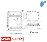 HYDRAULIC FILTER KIT, AUTOMATIC TRANSMISSION FOR BMW E88 BLUE PRINT ADBP210062