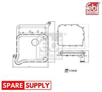 HYDRAULIC FILTER KIT, AUTOMATIC TRANSMISSION FOR BMW E88 FEBI BILSTEIN 172630