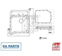 Hydraulic Filter Kit, automatic transmission for BMW E88 FEBI BILSTEIN 172630