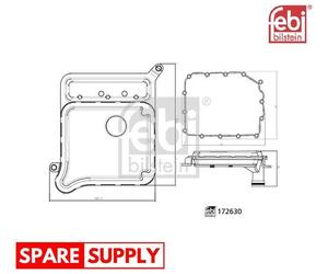 HYDRAULIC FILTER KIT, AUTOMATIC TRANSMISSION FOR BMW E88 FEBI BILSTEIN 172630