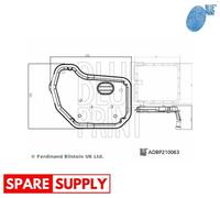 HYDRAULIC FILTER KIT, AUTOMATIC TRANSMISSION FOR CHEVROLET BLUE PRINT ADBP210063