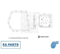 Hydraulic Filter Kit, automatic transmission for DODGE SX BLUE PRINT ADBP210067