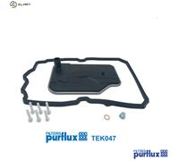 PURFLUX Hydraulic Filter Set, automatic transmission TEK047 Filter Insert MERCEDES-BENZ: E-Class T-modell, C-Class Saloon, CLK Convertible