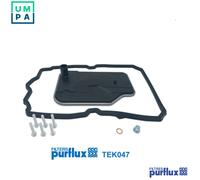 PURFLUX Hydraulic Filter Set, automatic transmission TEK047 Filter Insert MERCEDES-BENZ: E-Class T-modell, C-Class Saloon, CLK Convertible