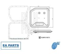 Hydraulic Filter Kit for DODGE JEEP BLUE PRINT ADBP210073 NEW