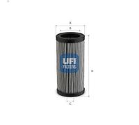 Hydraulic filter UFI 83.117.00